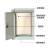 JZEG 安全工具柜 配电箱外壳  不锈钢材质（500X700X250mm）