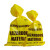 有害废物处理袋黄色高温防化垃圾袋感染生物工业危险品收集袋 明黄色152*91CM 加厚
