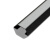 不锈钢线槽 明线地槽线防踩神器金属线槽error 拉丝黑钛金 长1m宽1.7cm