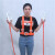 高空作业安全带保险带空调安装高安全绳电工腰带五点式安全带 国标双大钩3米