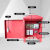 工地临时配电一二三级施工插座照明强电布线箱配电箱220 380v手提 粉红色