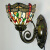 HAUTY全铜壁灯镜前灯艺术单双头欧式复古典铜壁灯彩玻阳台过道灯 巴洛克单头-全铜