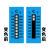 TFN 测温纸 温度标贴 感温纸测温胶片 八格 WDJ-8B 10片一包