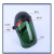京斯坦 PC面屏 头戴式电焊面罩防护焊工焊接焊帽氩弧防护面罩 墨绿色 