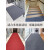 进门地垫大面积地毯厨房吸水防滑垫子入户门垫走廊脚垫可裁剪纯色 双条纹-深灰色 0.9米宽×2米长