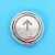 西奥电梯按钮 KD320C富士按钮KA04B 圆形不锈钢盲文DC24V 通用 单独字片