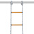 消防绳梯训练攀爬火灾安全绳救生梯软梯救援高楼高层装备宿舍 12米绳梯送挂钩和固定螺丝