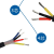 特软硅胶线2/3/4芯耐高温护套电源电缆线0.3/0.5/1/1.5/2.5/4平方 4*2.5+1*1.5