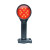FL4830双面方位灯磁力吸附红色铁路电力信号灯可伸缩警示灯GAD103 FL4830 加强磁 短 黄色