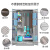 豫震虎 清洁柜教室卫生间保洁工具整理柜扫把拖把水桶收纳柜 双门高1.8宽0.6白色ZA863