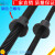 45号钢T型丝杆梯形螺杆正丝梯形丝杆1米1.5米2米粗牙M10—M60 黑色 丝杆T24*4*1米
