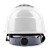 伟光ABS透气安全帽 新国标 抗冲击 欧式白色旋钮式 1顶