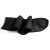 冰禹竹纤维吸汗耐磨中筒袜 男士劳保工作袜（5双）均码 黑色