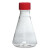LABSELECT甄选 17311 500ml三角细胞培养瓶摇菌瓶锥形透气盖PC玻璃瓶  ,1个/包