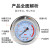 轴向带边耐震压力表油压表YN100ZT防震液压16/25/40mpa气压水压表 压力表0-16mpa M20*1.5