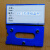 定制适合磁性标签标牌强货架标识牌材料卡库房大磁扣标示贴(20个装) 蓝色8*15强磁(20个装)