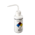 彩色标签洗瓶500mL 安全信息洗瓶 LDPE彩色标识空洗瓶 彩色盖清洗瓶 白色 次氯酸钠 500mL
