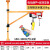 牛人 起重机 微型电动葫芦墙壁吊机立柱支架提升机小型吊机升降起重机 300kg12米电机+房顶支架-遥控款 