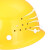 援邦 货车用安全帽工地工程施工防砸防摔透气安全帽 玻钢型安全帽透气插扣橙色