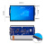 树莓派显示器5寸7寸10.1寸IPS屏机箱副屏电容触摸屏HDMI VGA免驱 10.1寸ips高清 (电容触摸屏)