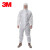3M 4515白色带帽连体防护服 防尘化学农药喷漆实验室防护服-XXL码 定做