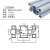 基克孚 国标工业铝型材3030/3060工作台铝合金3090铝方管鱼缸架（定制）备件 国标3060Q-8花孔 