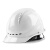 定制适用于工地国标加厚透气施工领导男白色头盔印字头帽 透气款橙色抽拉式帽衬