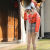 狮奥利兴音乐节装备雨衣透明隐形女成人徒步学生长款全身男骑行电动电瓶车 透明背包反光自行车款均码 M