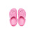 卡骆驰（crocs）儿童  户外包头平跟贝雅沙滩洞洞运动凉鞋 玫瑰粉 29-30