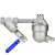 储气罐自动排水器SA6D不锈钢空压机气泵放水阀排水排污阀零气损耗 铝合金排水器+前置过滤器+30CM管