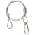 定制适用不锈钢保险链钢丝绳黑色保险绳舞台灯钩保险绳灯光配件安 2.0mm不锈钢