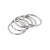 FACEMINI CJ-374钥匙圈环不锈钢扁圈铁圈加厚圆环 1 2套10mm双圈(50个)