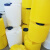 加药PE化工/PE桶/搅拌水箱桶40/60/80/100L游泳池投药桶投药泵消 黄色500L加厚型加药桶