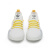 希慕驰（XIMUCHI）品牌 鞋子男跑步鞋 新款飞织网面鞋透气薄款运动休闲鞋 运动男鞋 白黄（礼盒装） 40