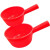 冰禹 塑料水勺水瓢水舀子 加厚耐摔红色 大号200*105mm bf-230