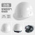驭舵玻璃钢男施工建筑工程国标加厚透气领导头盔印字 玻璃钢透气款(按钮)白色