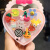 宝宝小装礼物塑料指环可爱宝石 草莓10件 爱心盒