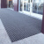 尚美巢品 可裁剪吸水地毯条纹 1.8米宽*长1米黑灰色