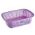 珠塑 塑料方筛 塑料碗碟沥水篮 收纳篮（80个/组） 315 绿/蓝/紫/粉色 购买请备注颜色