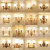 春禄 壁灯床头灯卧室简约现代创意欧式美式客厅楼梯LED背景墙壁灯具 银色 9001双头