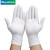标燕 一次性pvc手套  耐用PVC手套家务食品餐饮用厨房清洁加厚防护防疫手套 白色 100只/盒S码