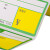 稳斯坦 W828 商品价格标签纸 市标价签药店标签纸便利店货架产品价格签 绿色(70mm*38mm*500张)