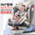 爱贝思（Ebsi）小鹏P5 P7 G3i G9儿童安全座椅汽车婴儿360旋转0-12可躺 樱花粉安全带安装款