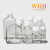 WHB卧宏生物细胞培养基瓶密封透气盖方形PET血清瓶TC处理无菌带刻度透明试剂瓶60ml-1000m 125ml 方瓶-无菌-25个/包