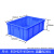 豫选工品 物流周转箱 3-27号塑料箱 长方形大号加厚箱 储物筐 养鱼龟收纳盒 23# 850*625*450mm（蓝色）