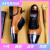 狮西格SXG新款时尚拼色男士商务皮鞋英伦系带正装男鞋时尚婚庆皮鞋 黑 3 41