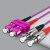 光纤跳线LC-LC-SC-FC-ST万兆多模双芯OM4光纤线40G尾纤工程电信级3/5/10米 SC-FC多模双芯 OM4 3m