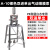熙尚台湾原装气动隔膜泵A10 A20油漆喷漆泵铝合金体大流量1寸双隔膜泵 A-10银色双进单出 （带支架)