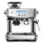 铂富Breville BES878 半自动意式咖啡机 家用 咖啡粉制作 多功能咖啡机 不锈钢色