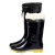 鸣固 高筒加棉雨鞋 冬季防滑耐磨耐酸碱保暖牛筋雨靴 43码 MG-ZB-5163-2